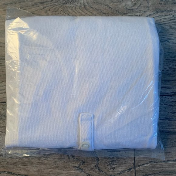 NWT LANDS' END GIRL'S MESH CAP SLEEVE POLO SHIRT WHITE MEDIUM‎ (10-12) - Picture 7 of 11